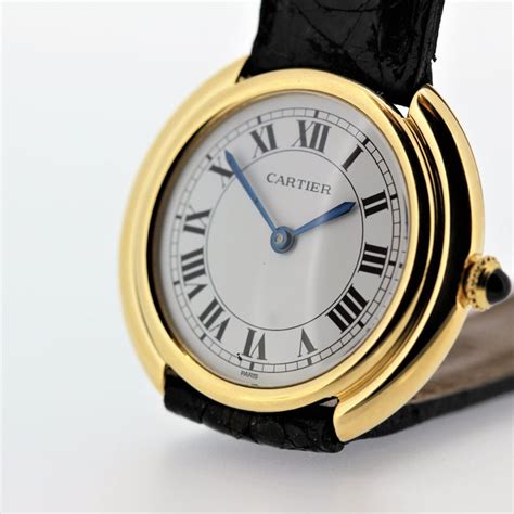 small vintage cartier watch|previously owned cartier watches.